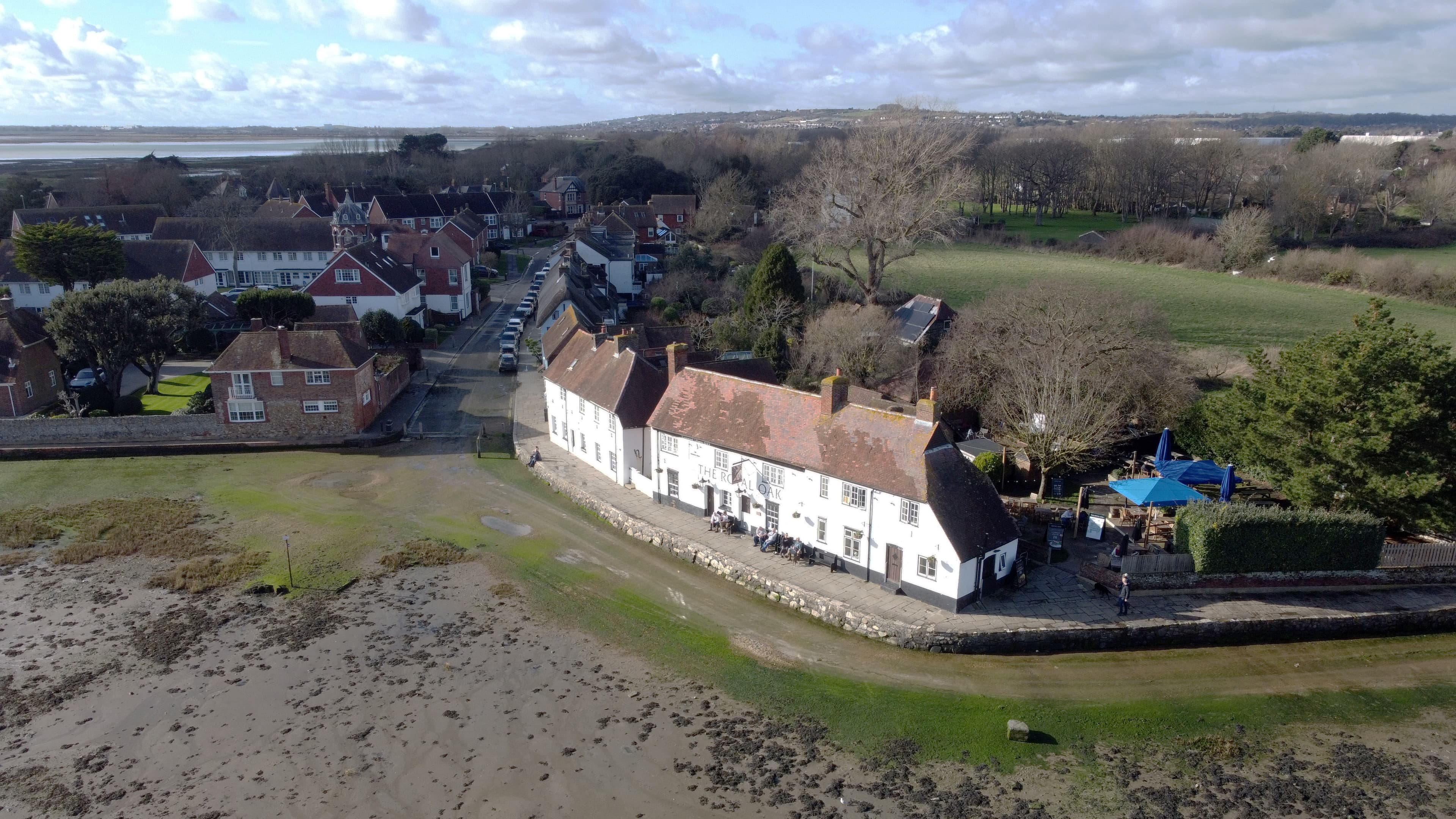 The Royal Oak, a waterside pub on Langstone High Street